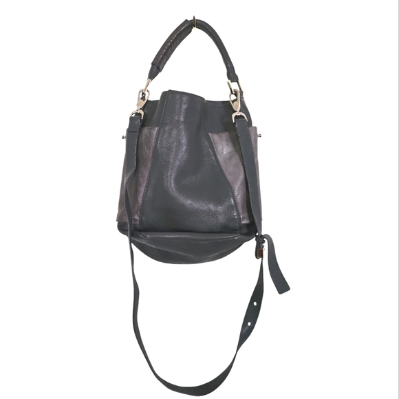 Kelsi Dagger. Gray Pebble Leather Hobo Bag. EUC. - Picture 3 of 8